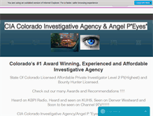 Tablet Screenshot of coloradoinvestigativeagency.com